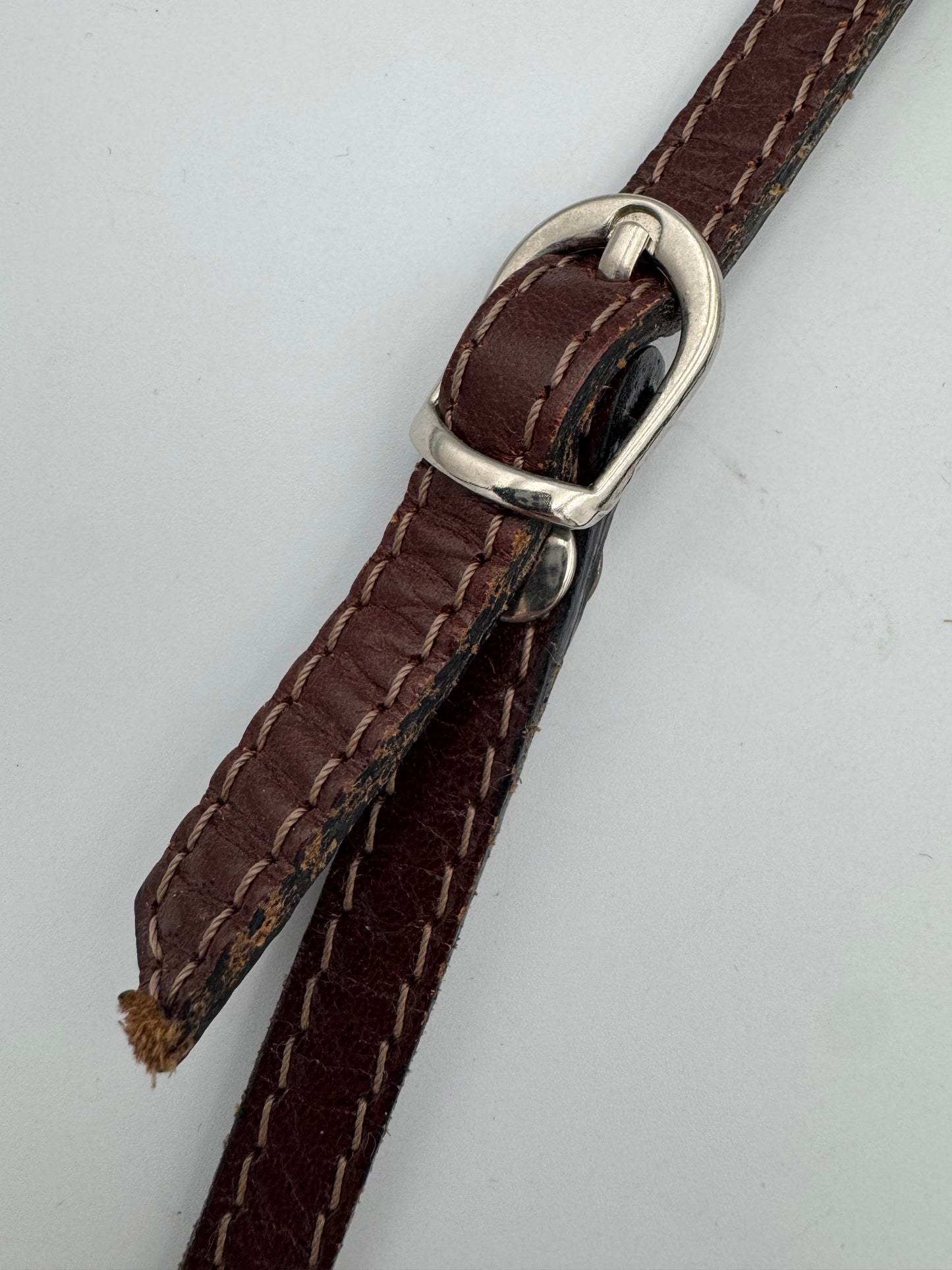 Vintage Vera Pelle Teal Mini Crossbody