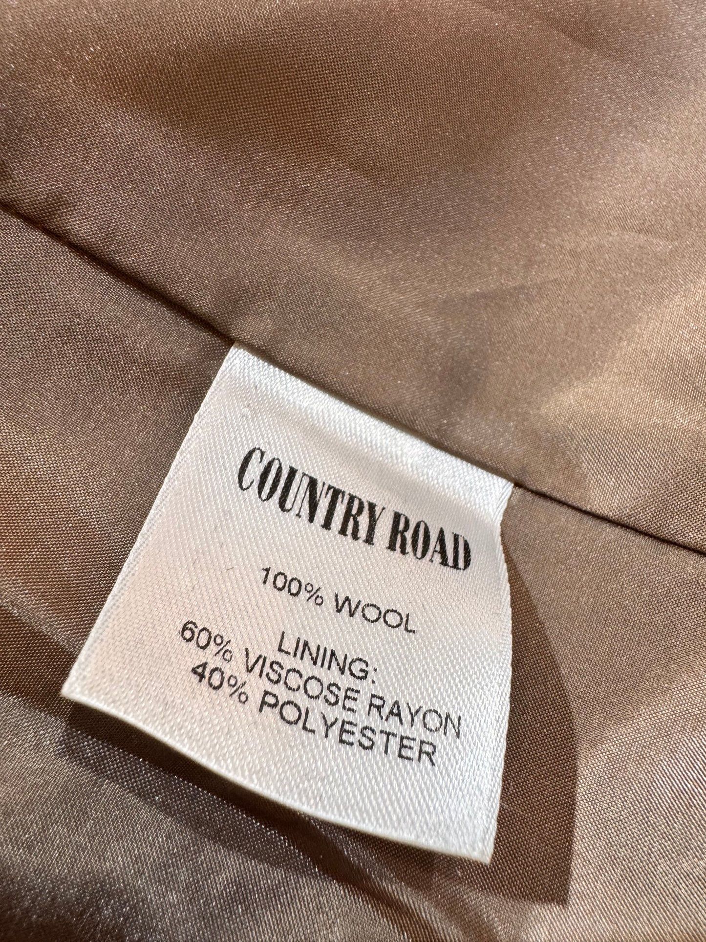 Vintage Country Road beige jacket - size 10