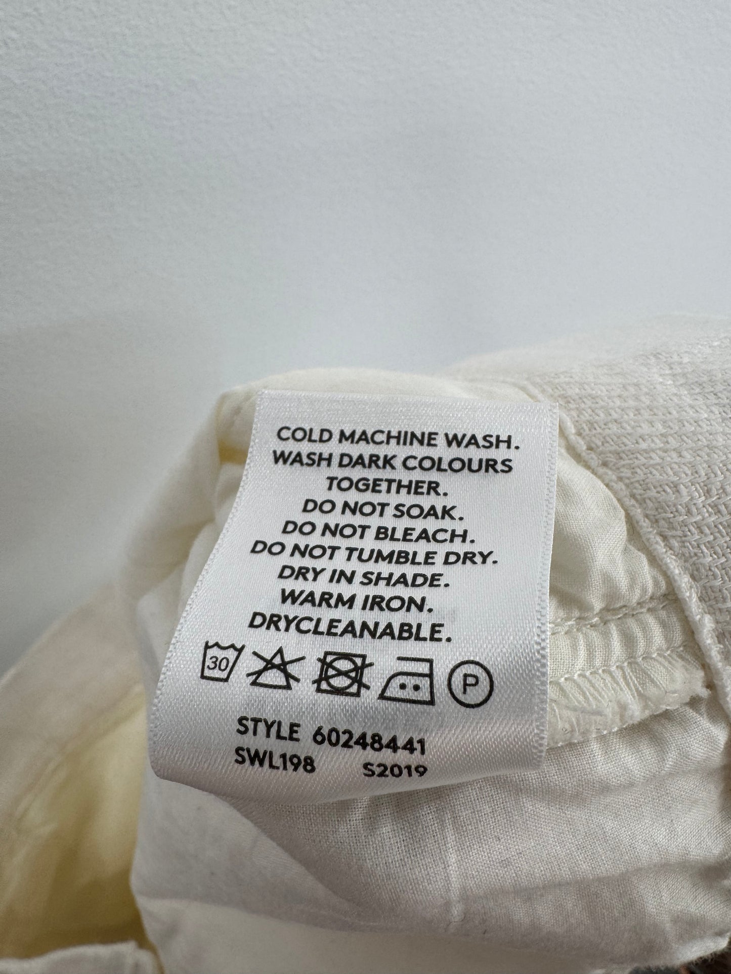 Country Road Cream Linen Pants Size 12