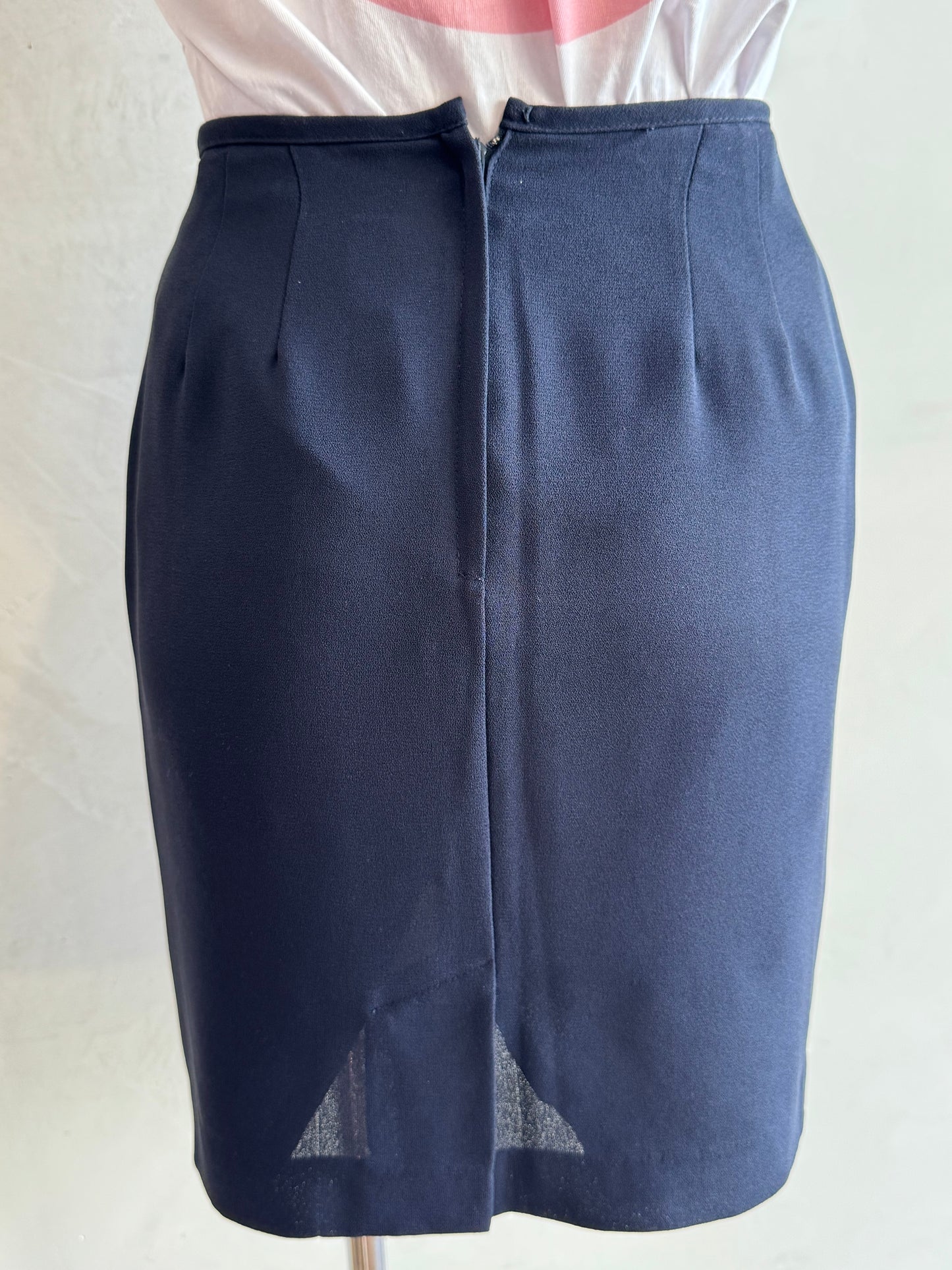 Vintage Table Eight Navy Mini Skirt - size XS