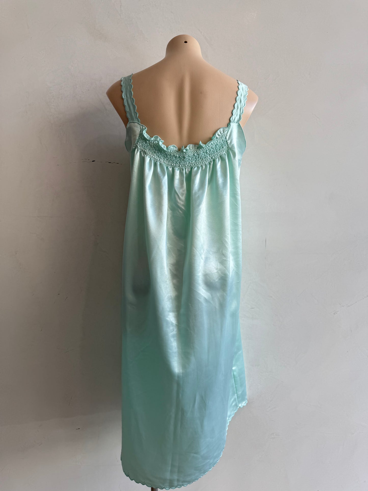 Mint green night dress - size M