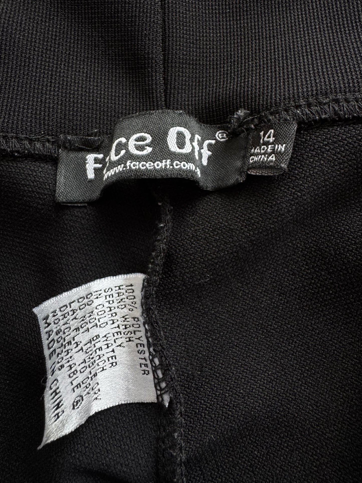 FaceOff Black Pants - size L