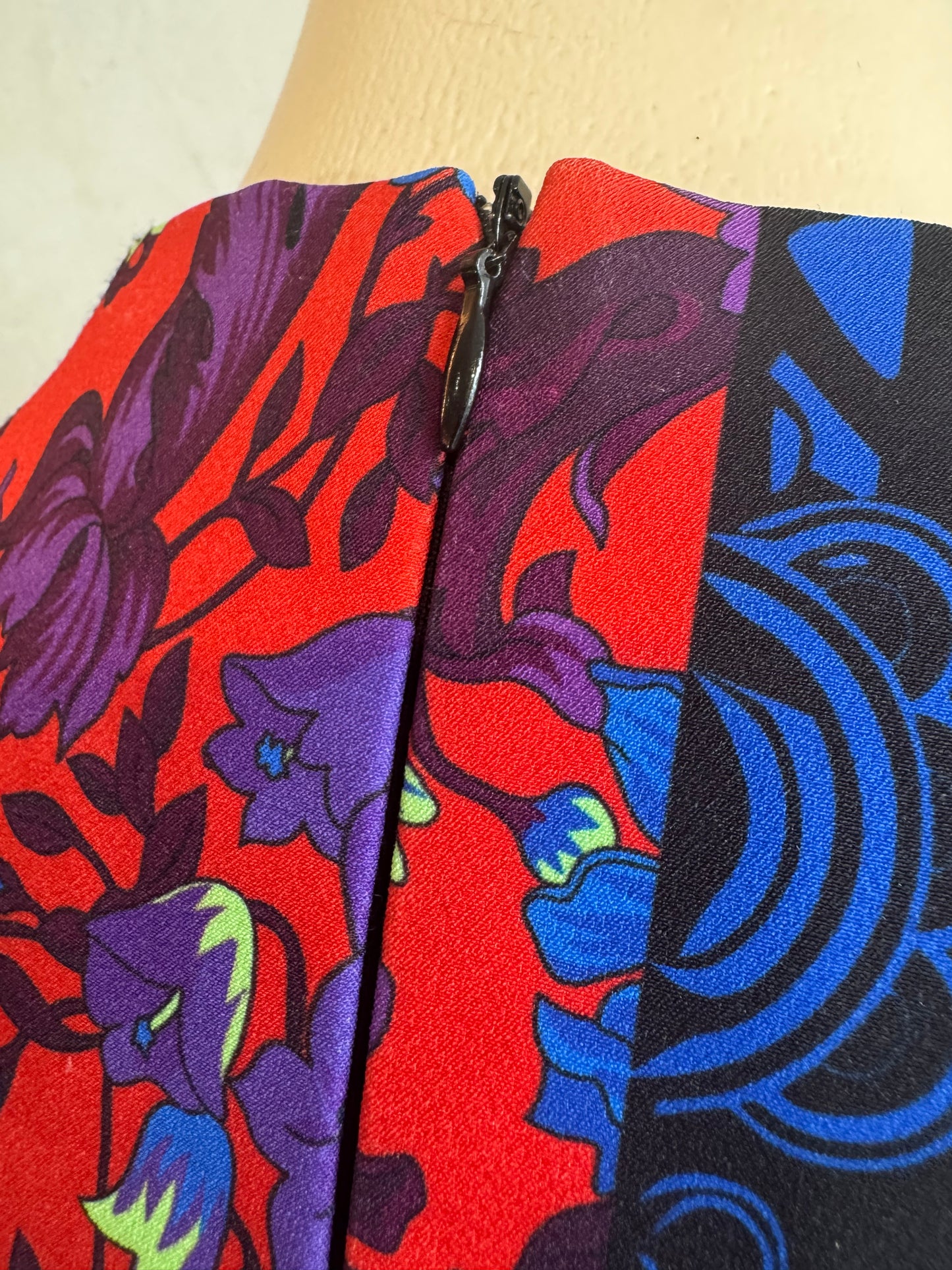 Versace multi print mini dress - size L