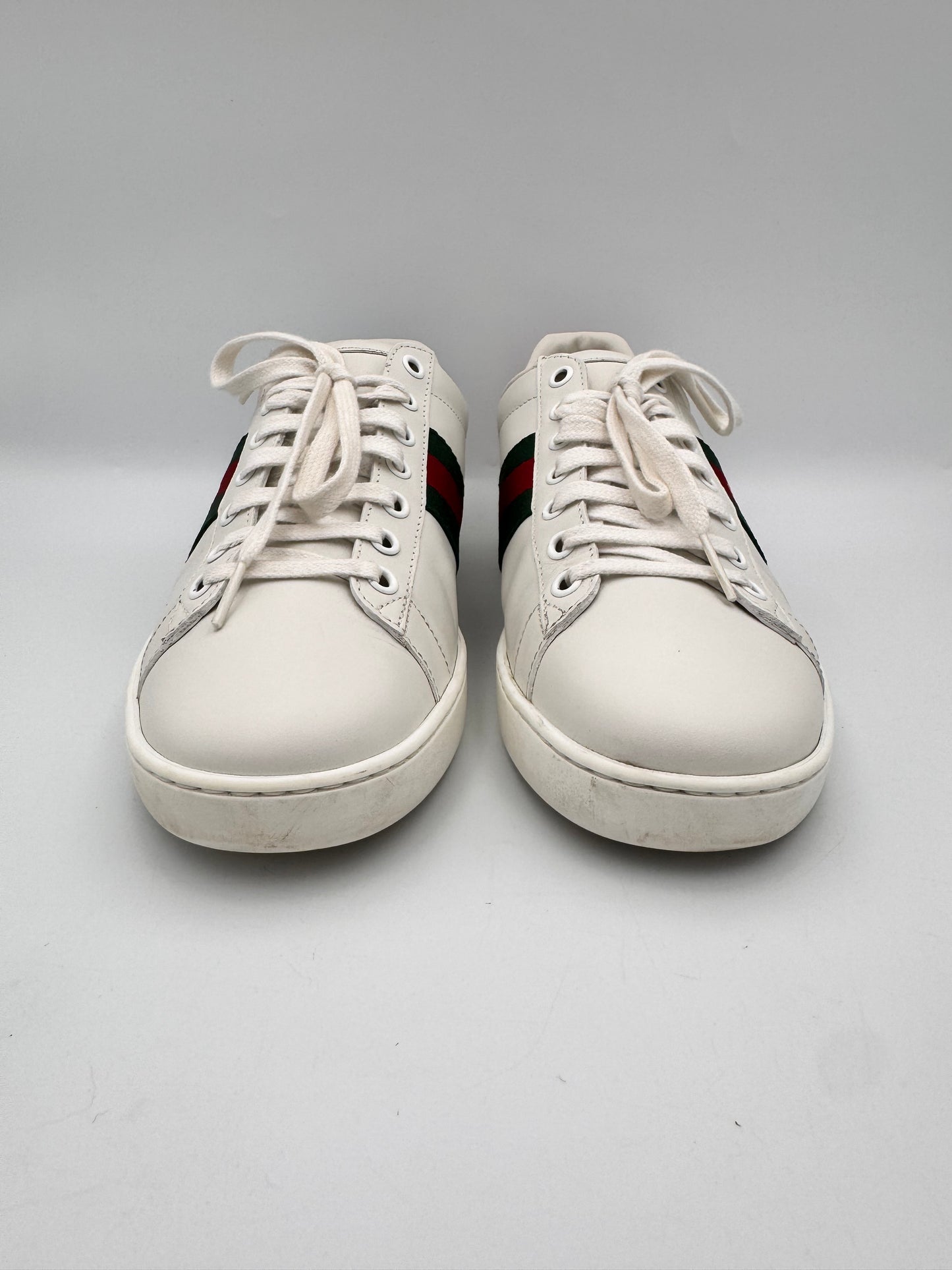 GUCCI Ace Trainer White Size 38 comes with Full Set