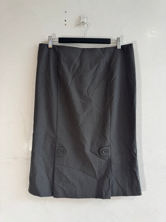 Vintage Cue Pinstripe Skirt - size 12