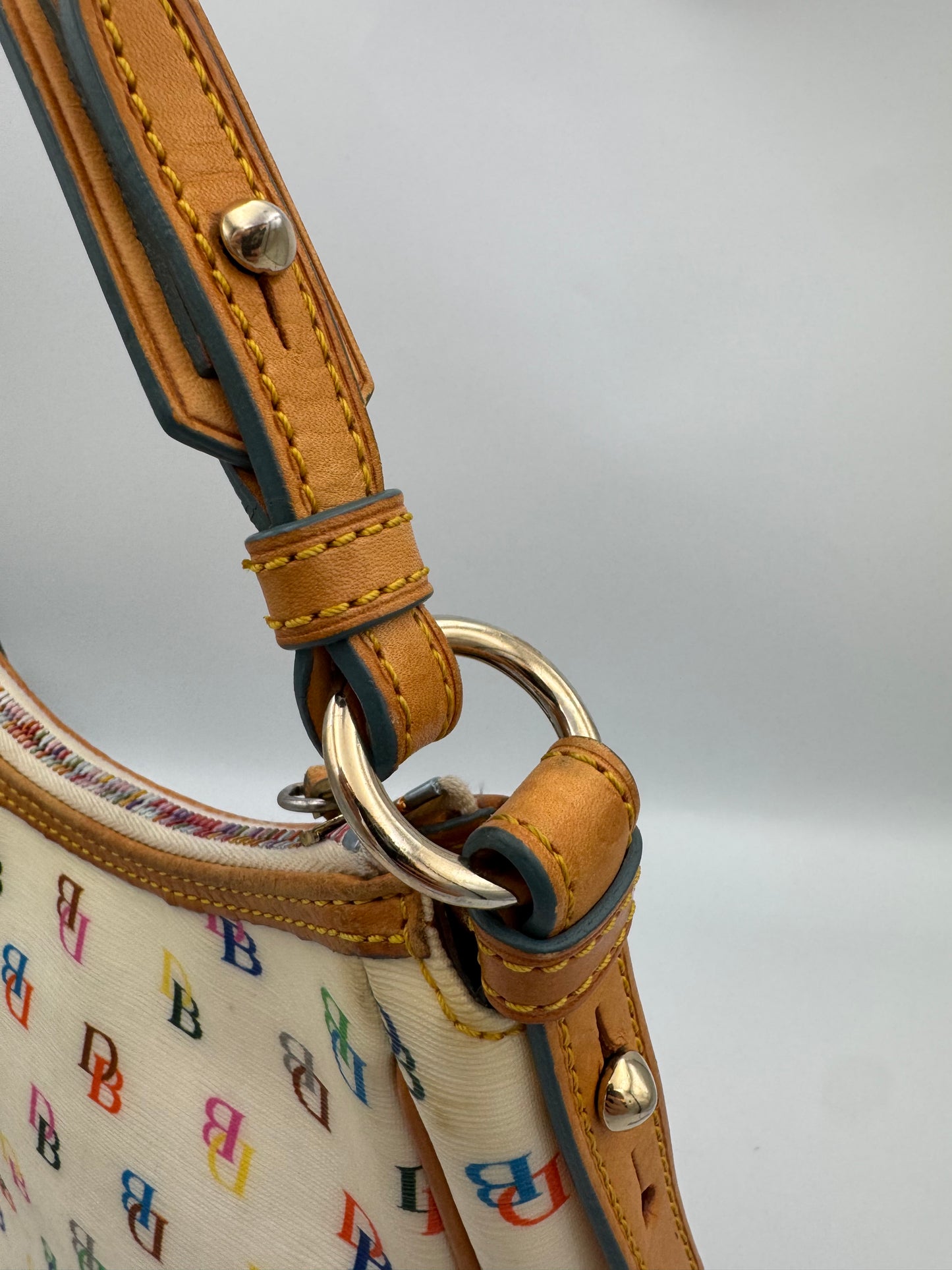 Vintage Dooney & Bourke monogram shoulder bag