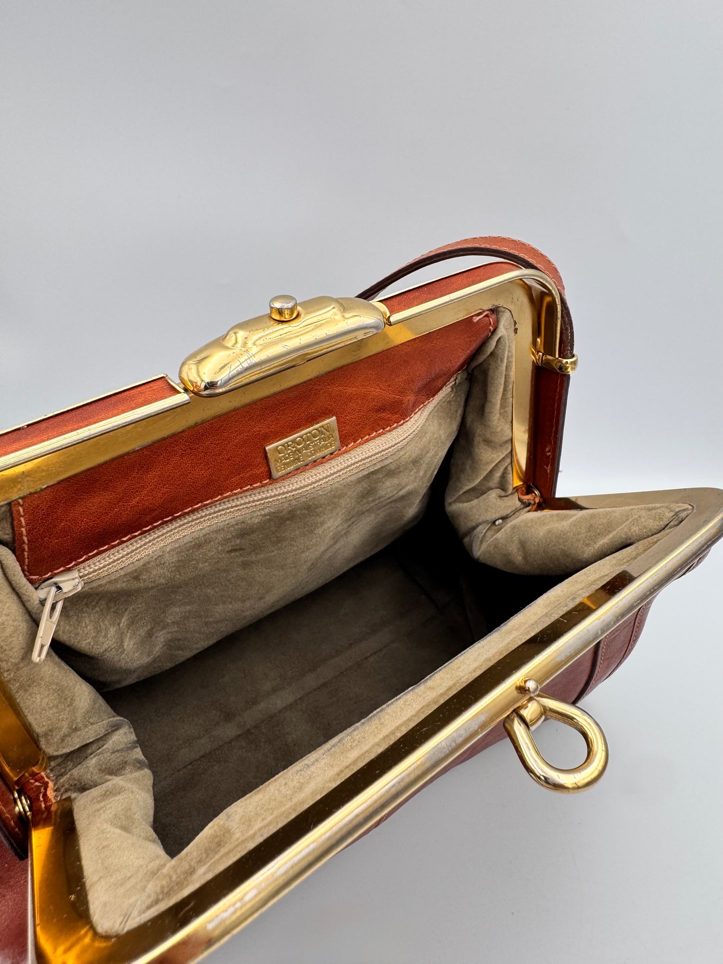 OROTON Brown Leather Bag