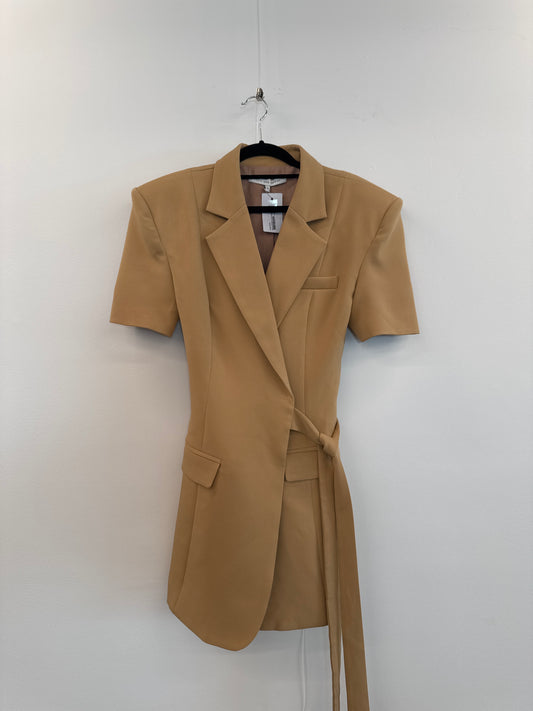Bianca And Bridgett Camel Blazer Dress - Size 8