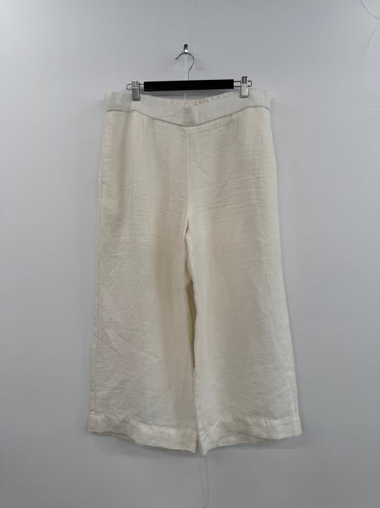 Country Road Cream Linen Pants Size 12