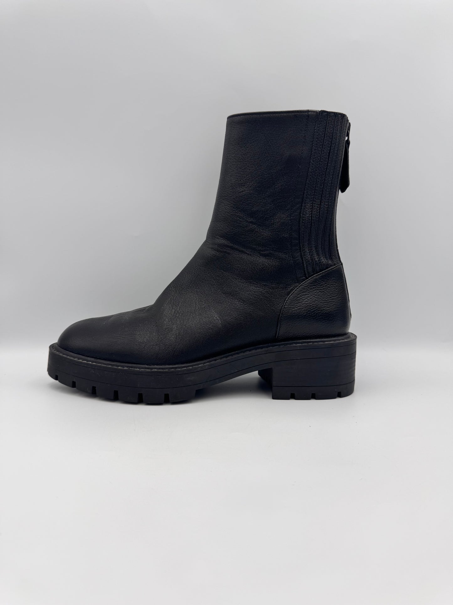 AQUAZZURA Black Chunky Boots Size 38