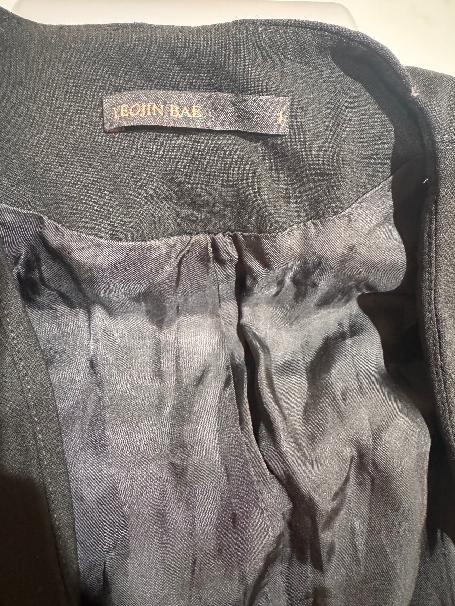 Yeojin Bae back Jacket -size 8