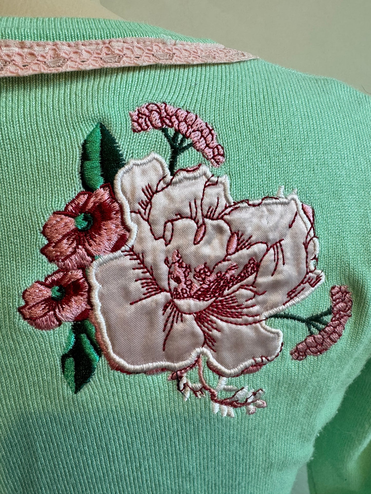 Voodoo Vixen green cardigan - size M