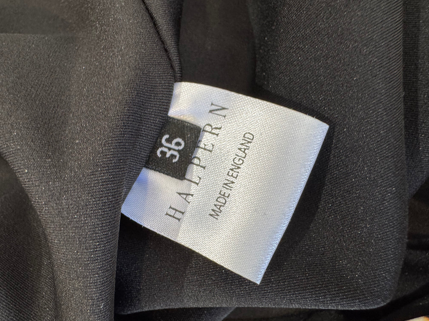 Halpern Leopard Print One Shoulder Dress - size 36