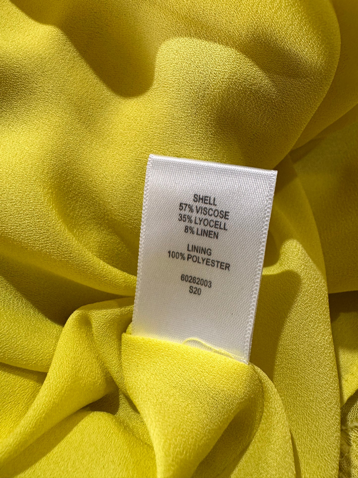 Witchery Maxi Yellow Dress - size 8