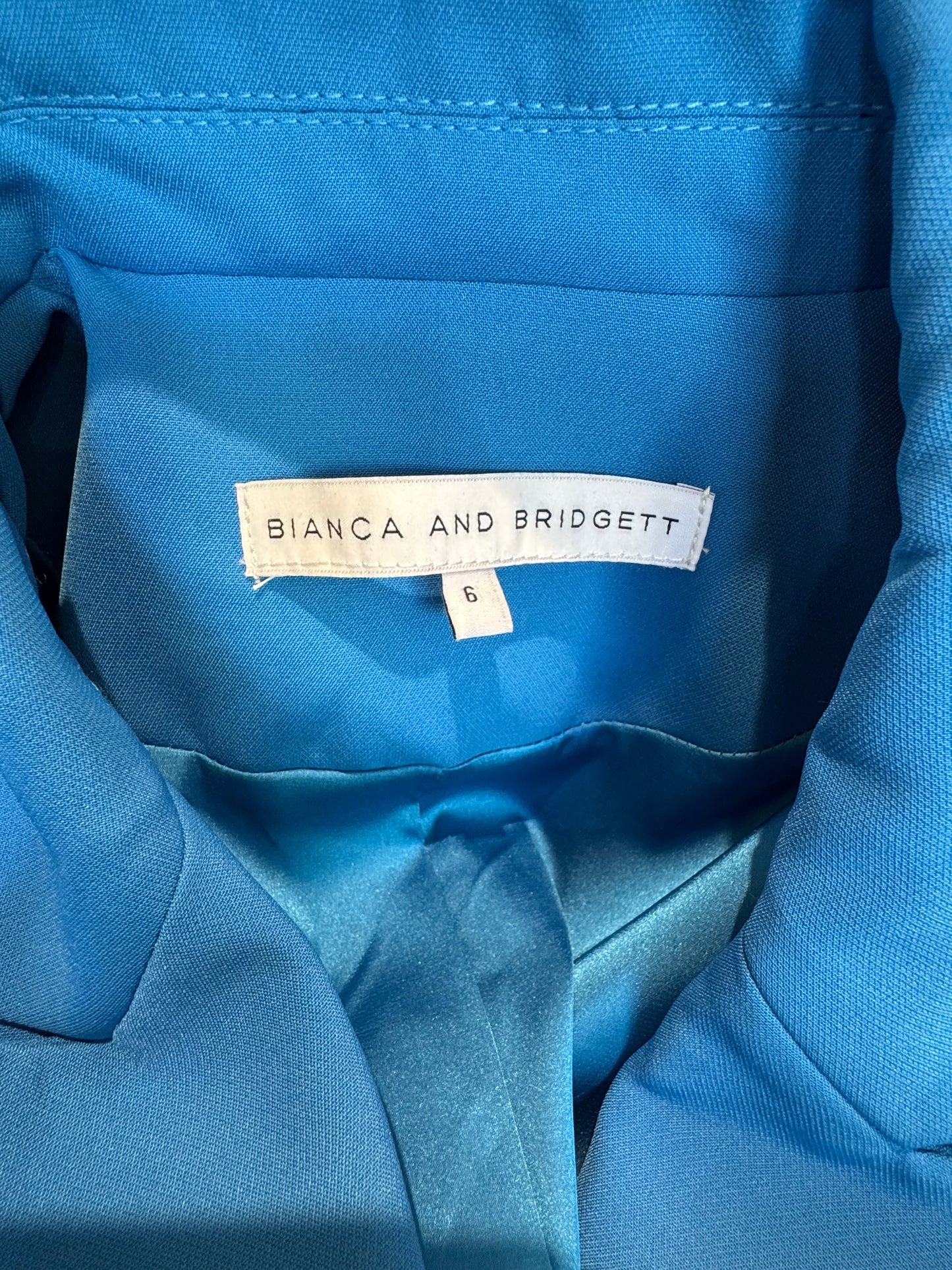 Bianca & Bridgett Blue Blazer - size 6