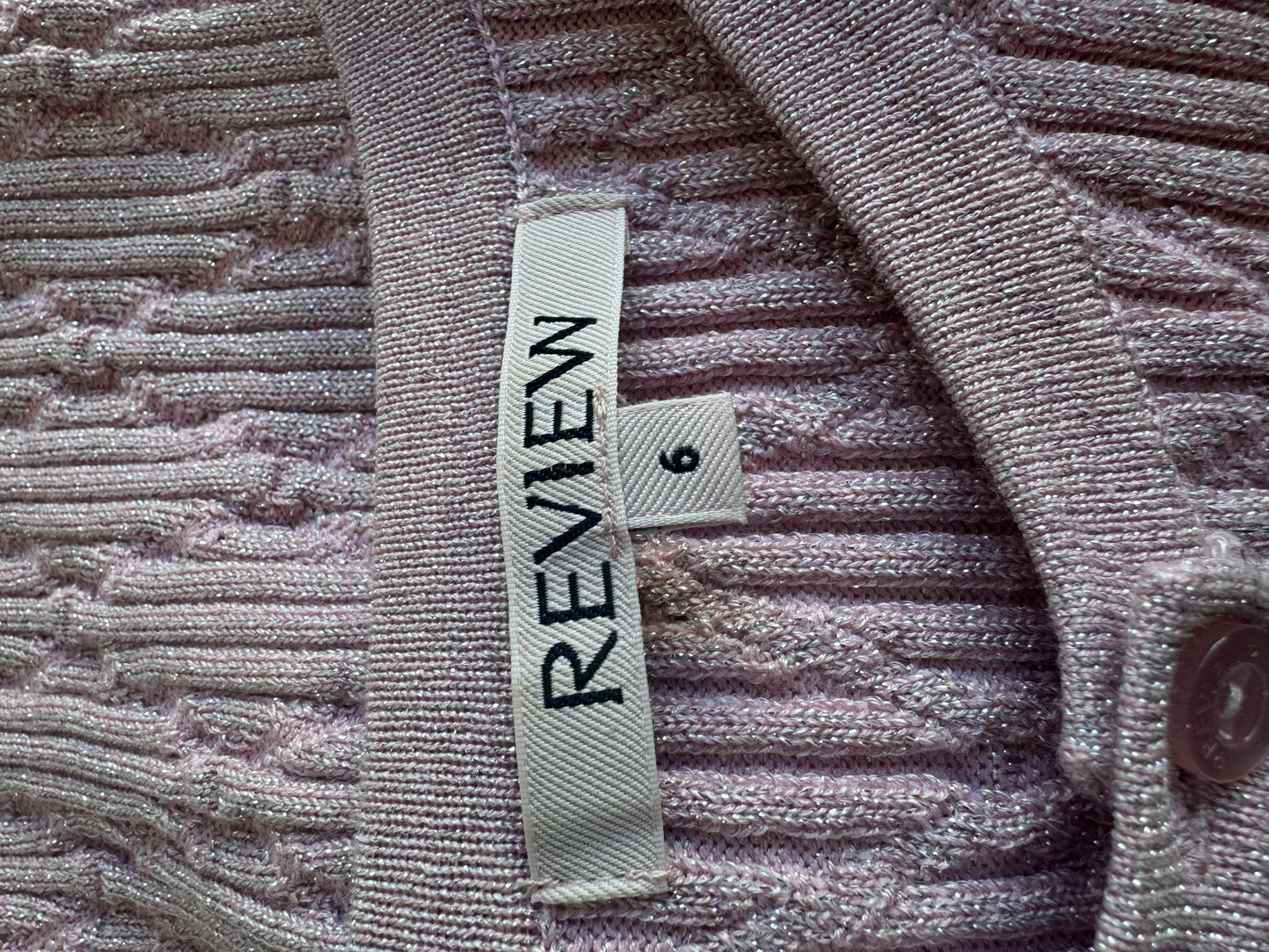 Review Pink Cardigan - size 6