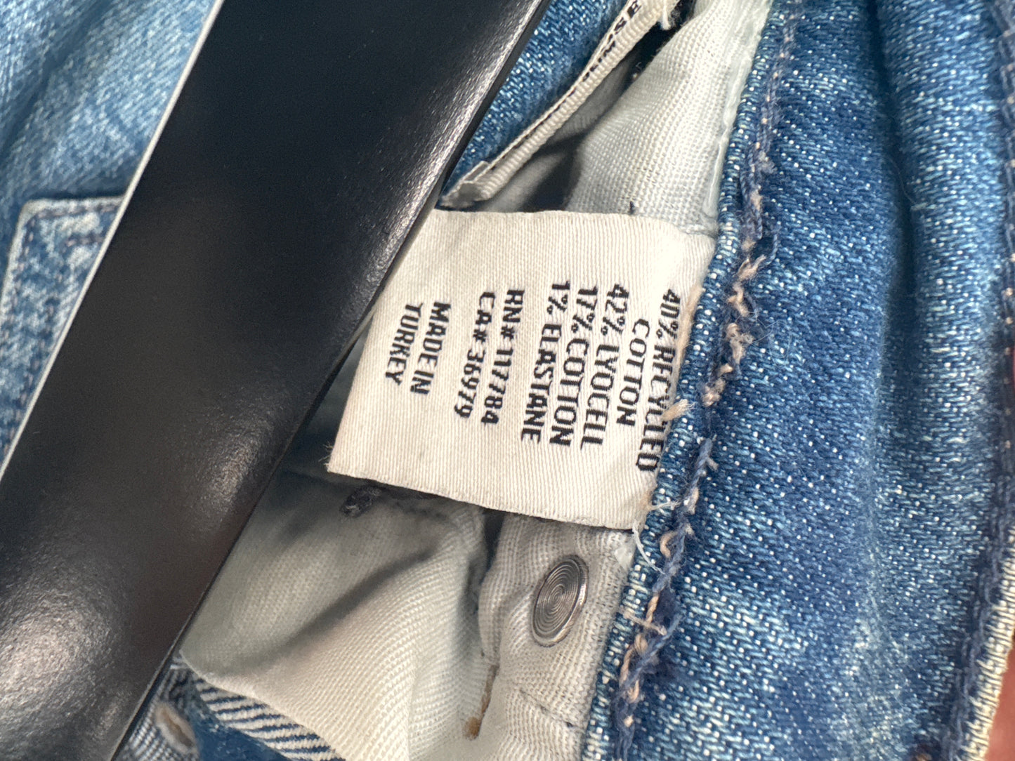 Rails Blue Distressed Jeans - Size 8