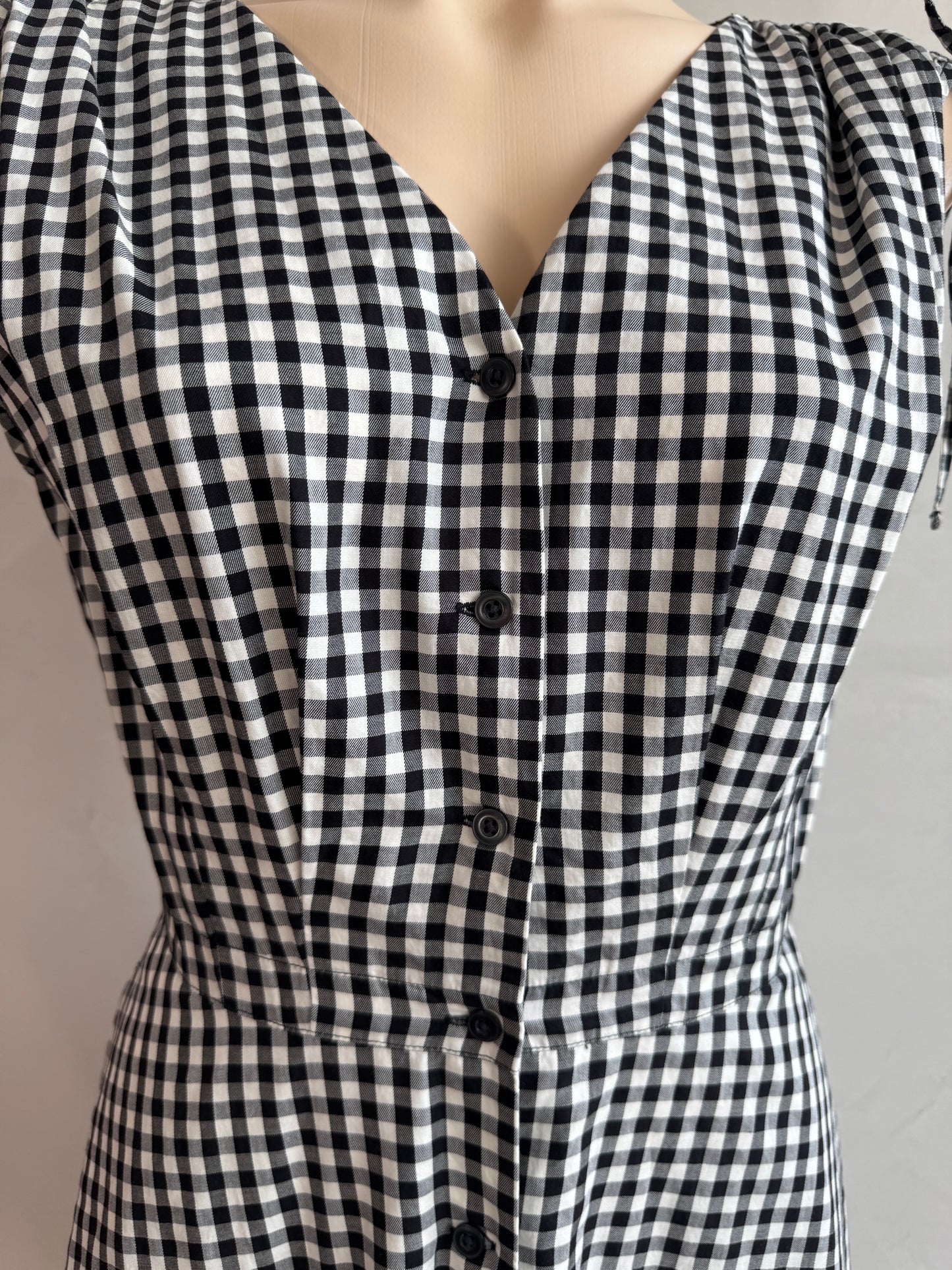 Uniqlo x Ines De La Fressange square check dress - size 10