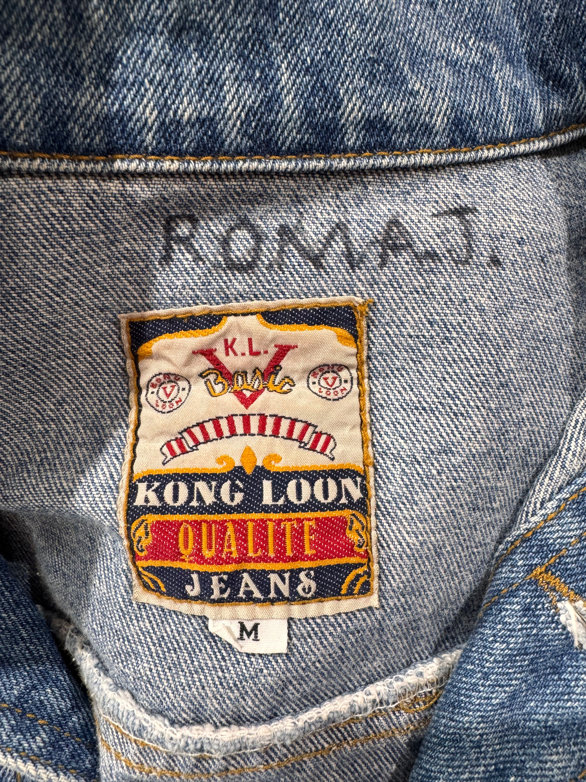Vintage King Loon embellished denim Jacket - size M