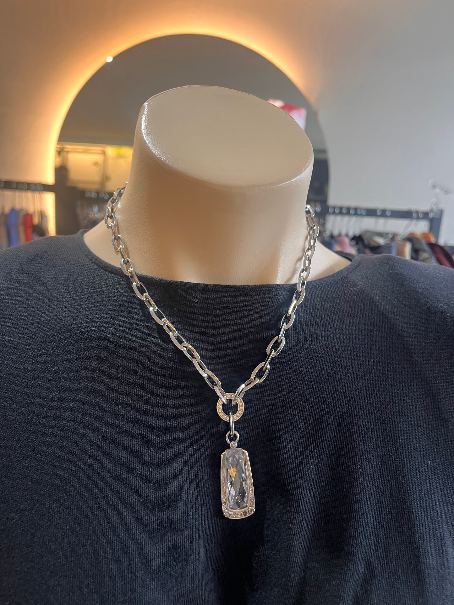 MORELLATO silver tone necklace