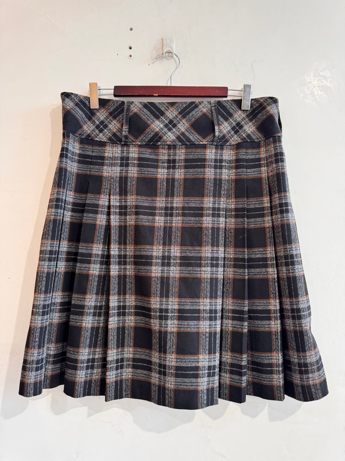 Vintage Crossroads plaid skirt - size 16