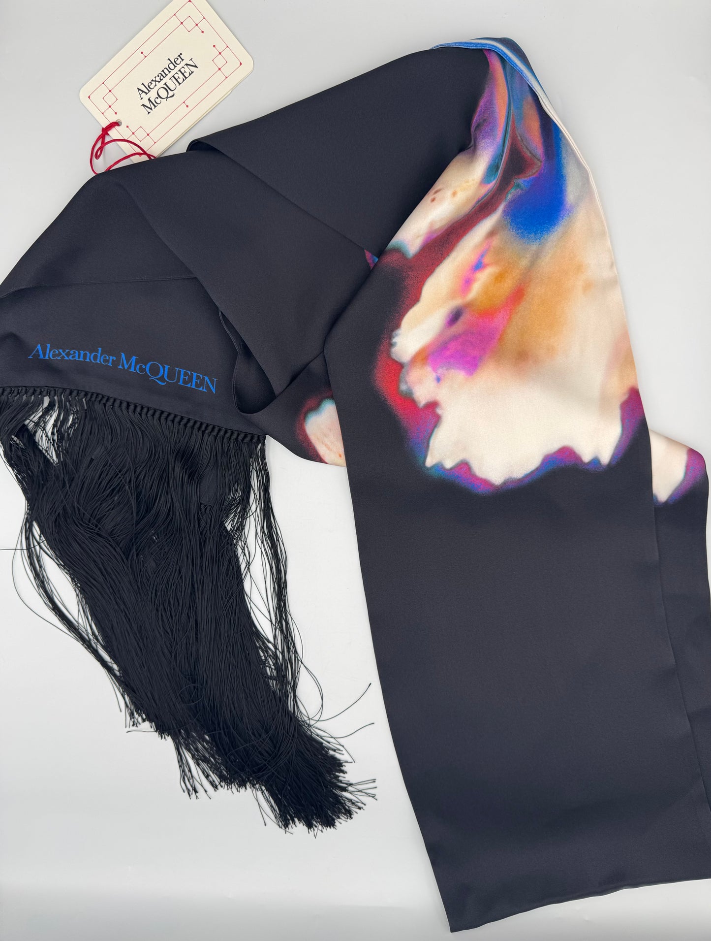 Alexander McQueen Silk Opera Scarf