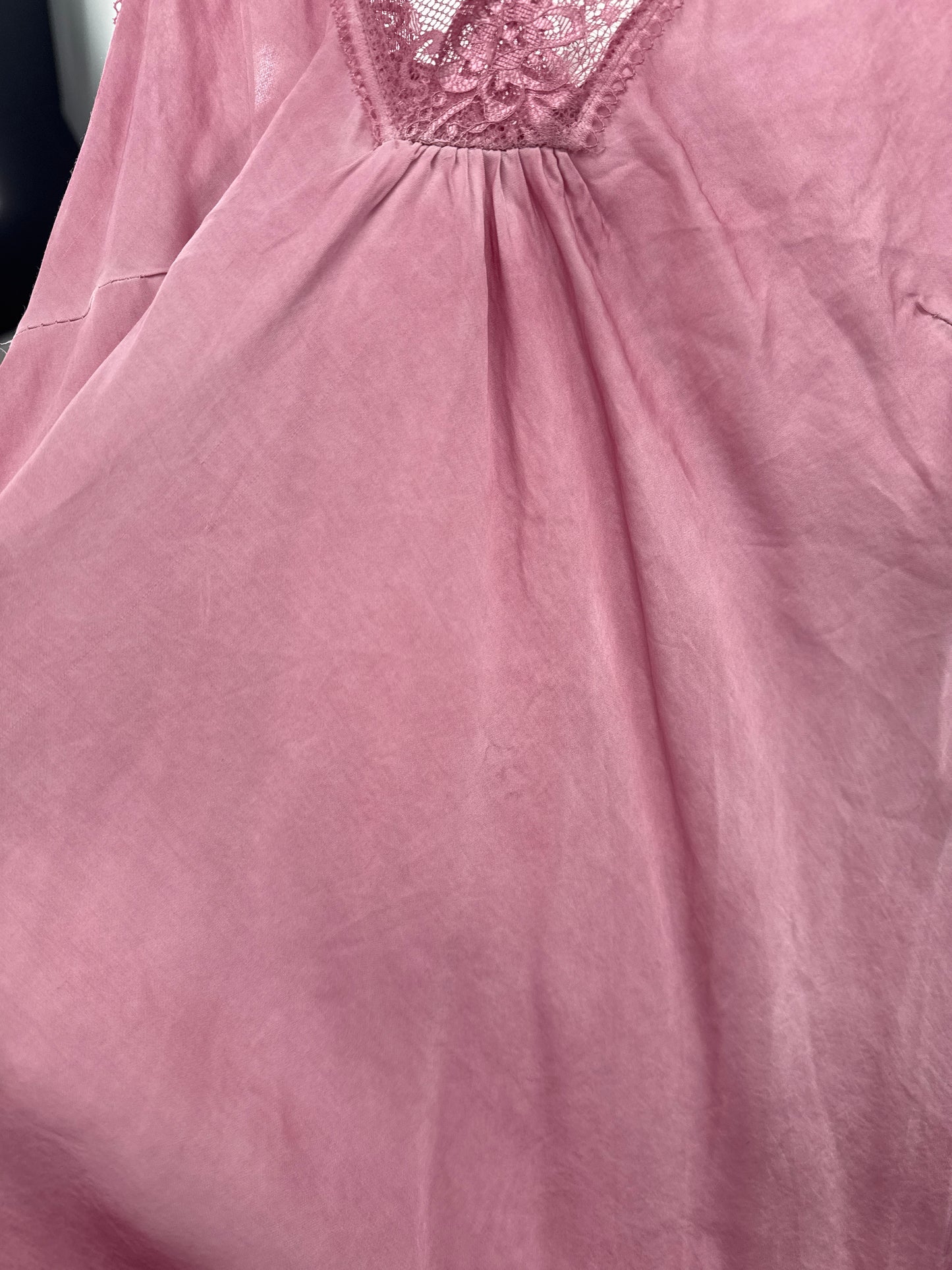 ES Pink Lace Cami - OS