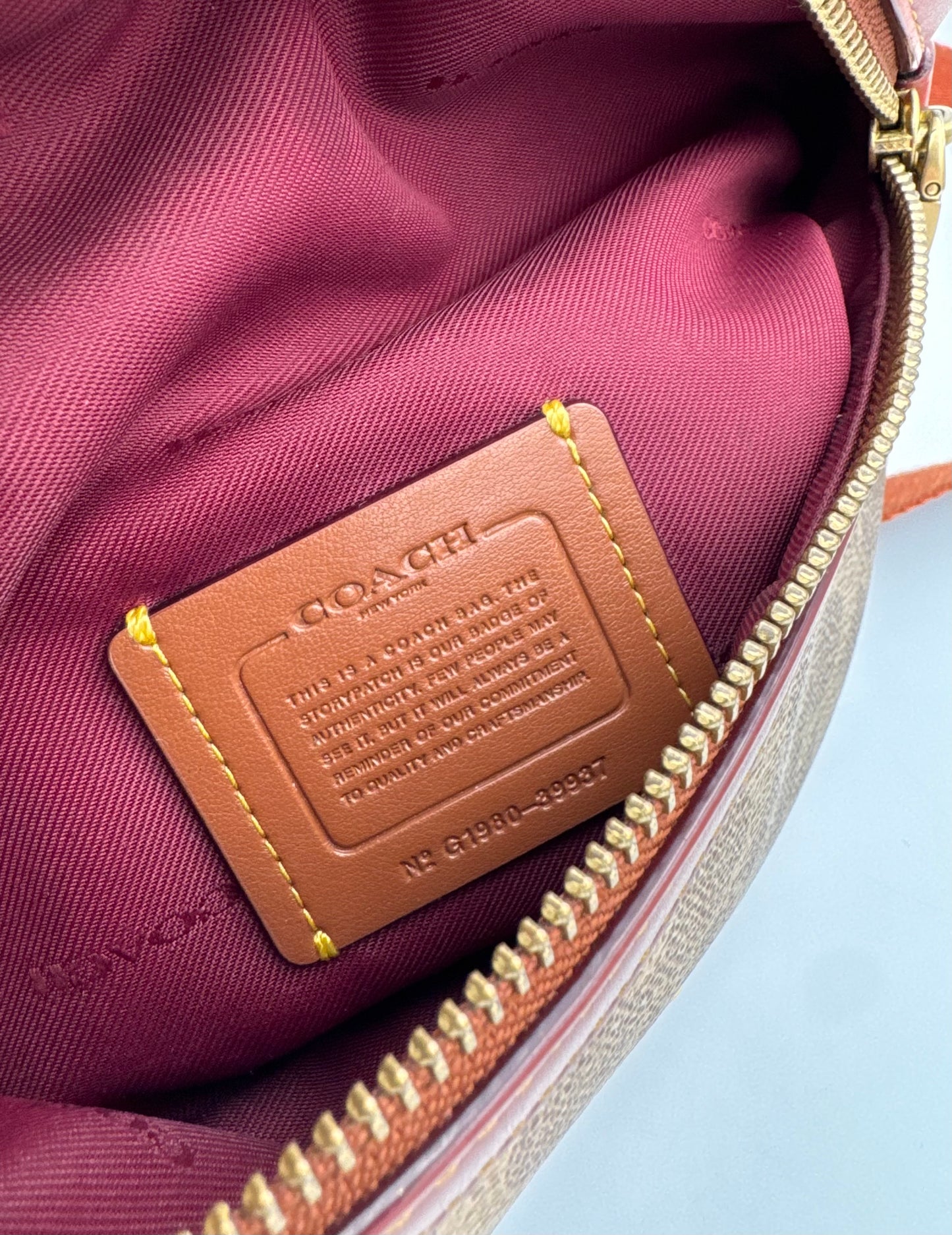 Coach Tan Bag
