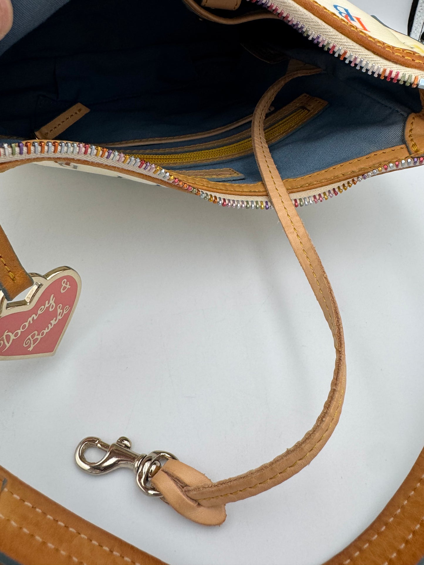 Vintage Dooney & Bourke monogram shoulder bag