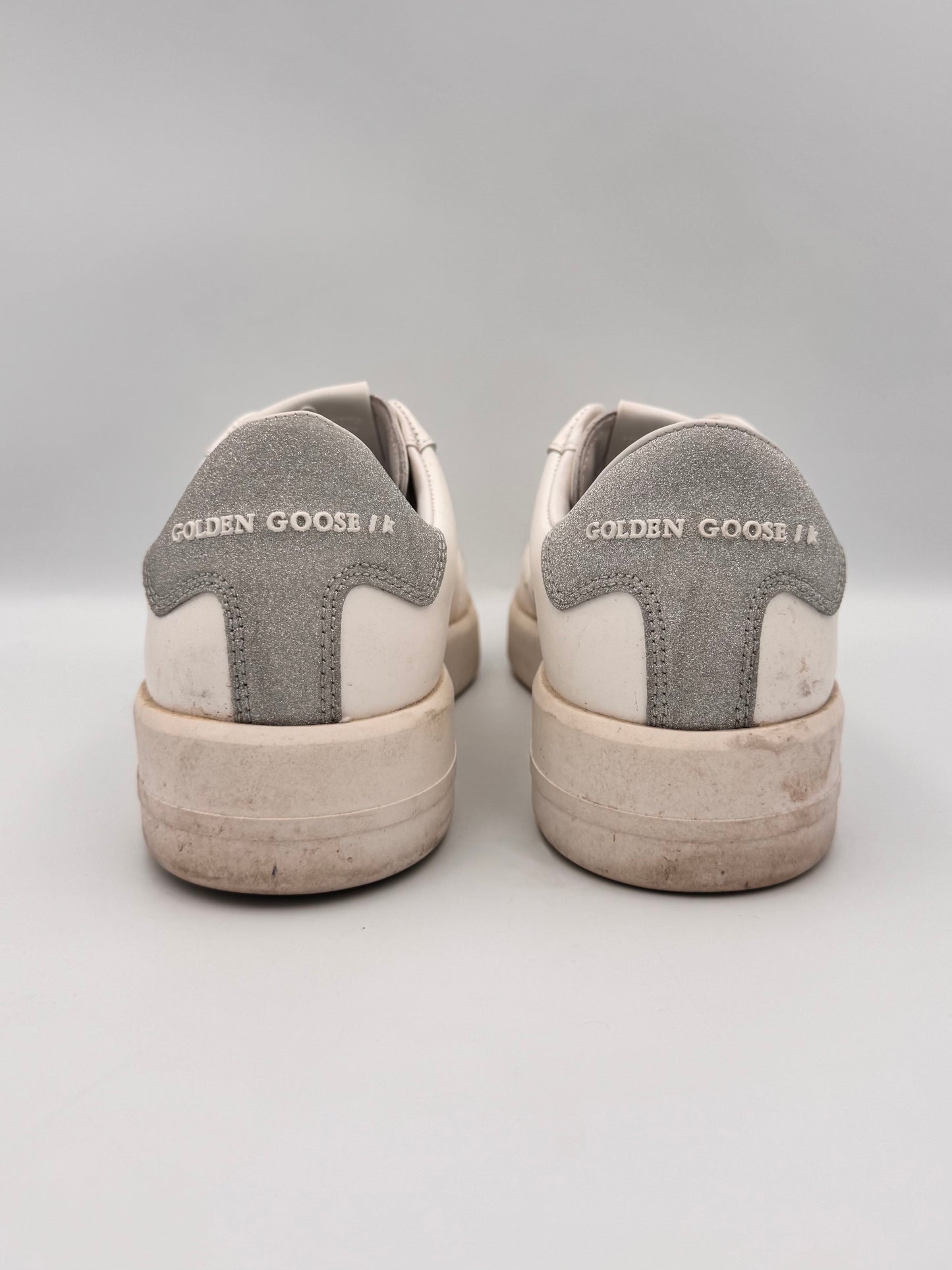 Golden Goose Silver Sneakers Size 39