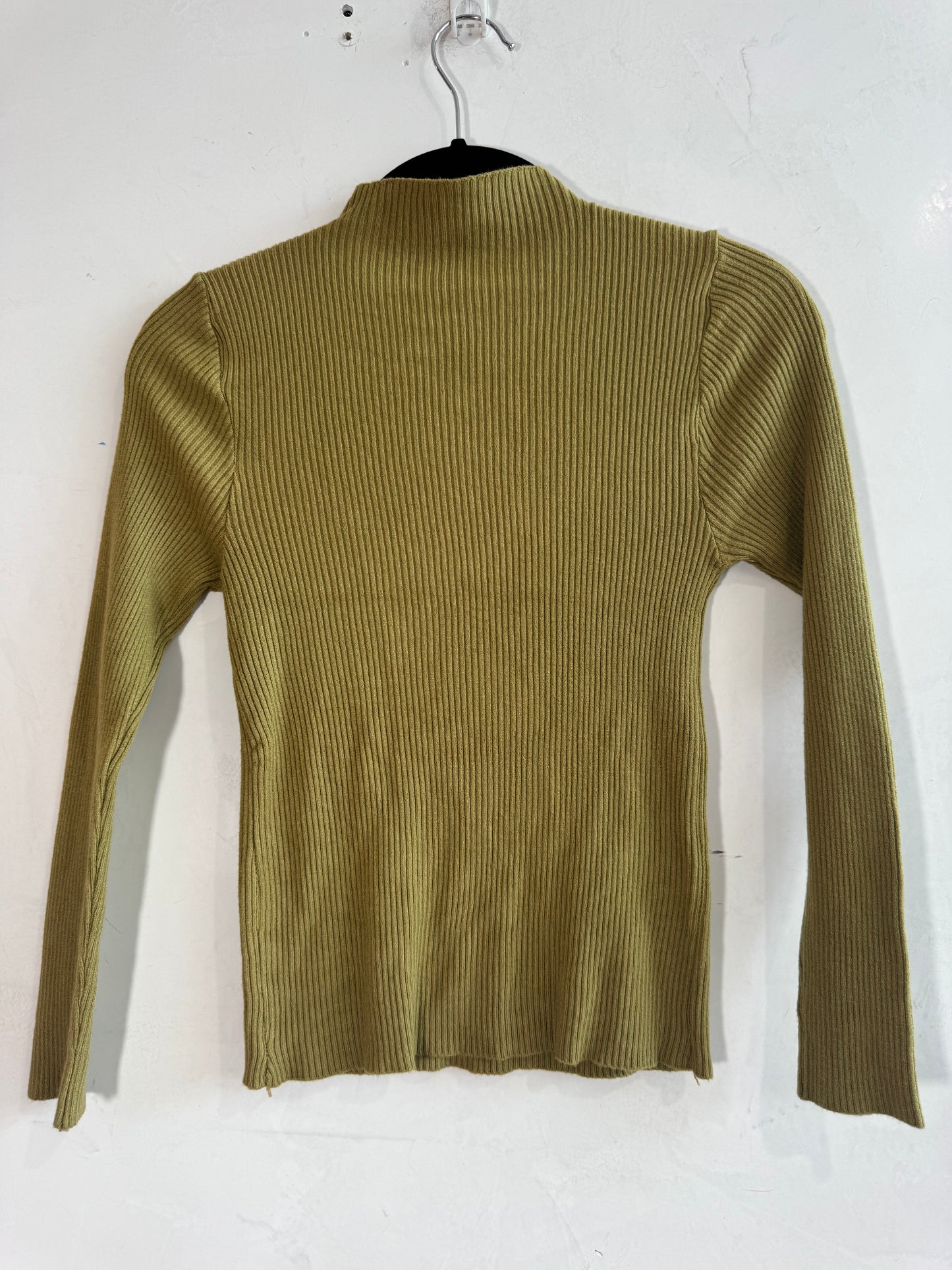 Green Cutout Knit Top - size xS