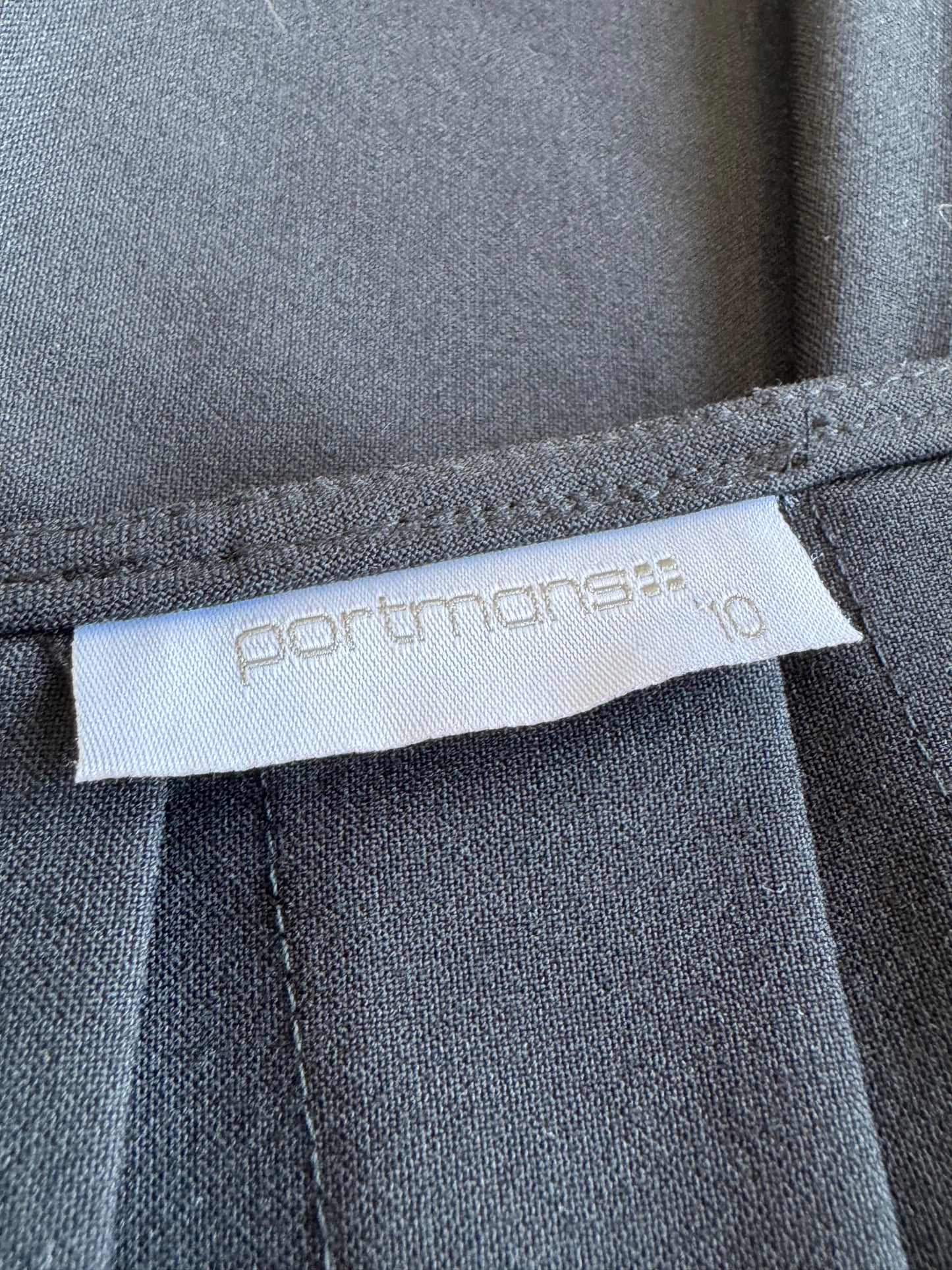 Portmans Black pleated Wrap Skirt - size 10