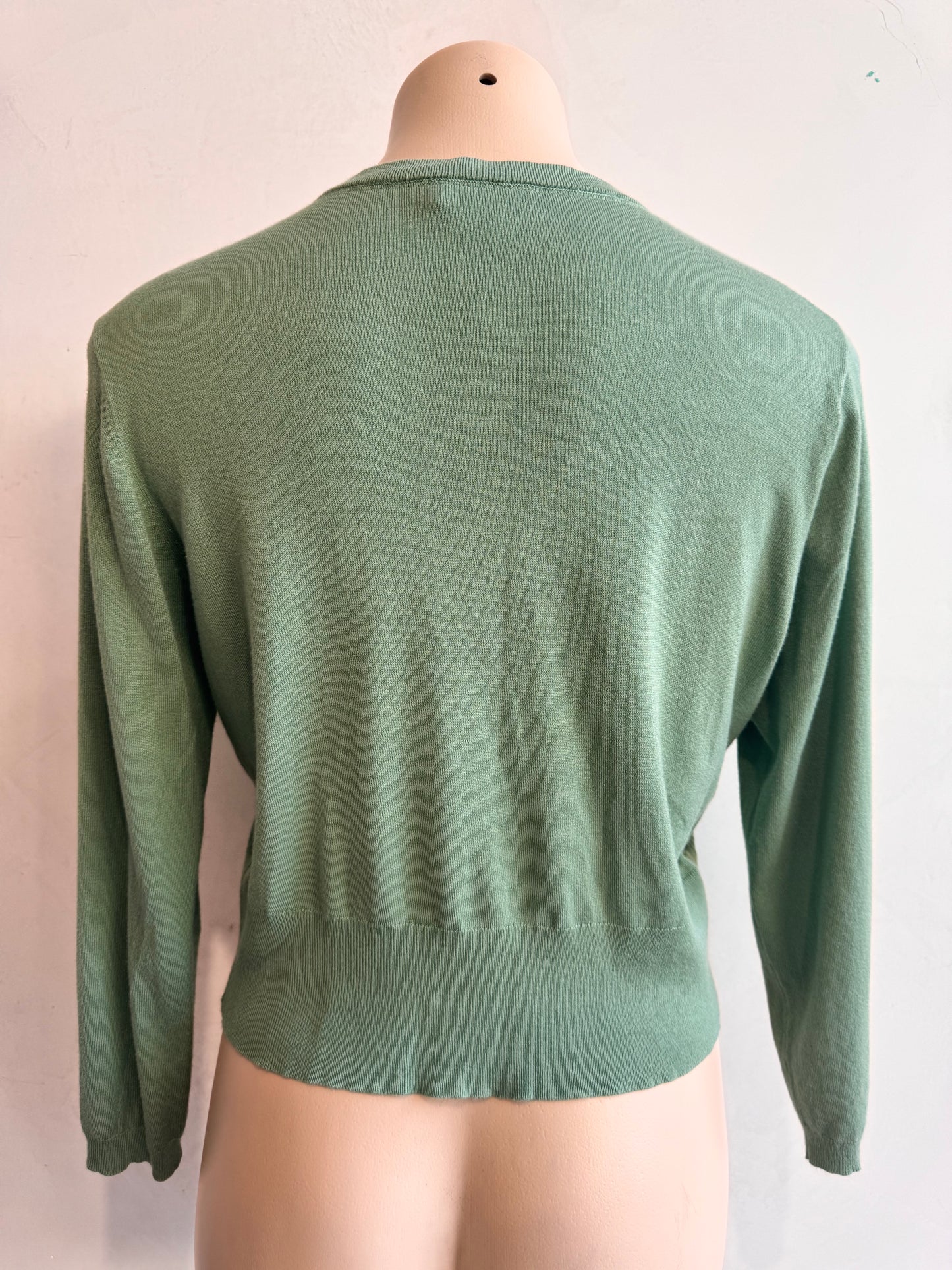 Veronika Maine green cardigan - size L