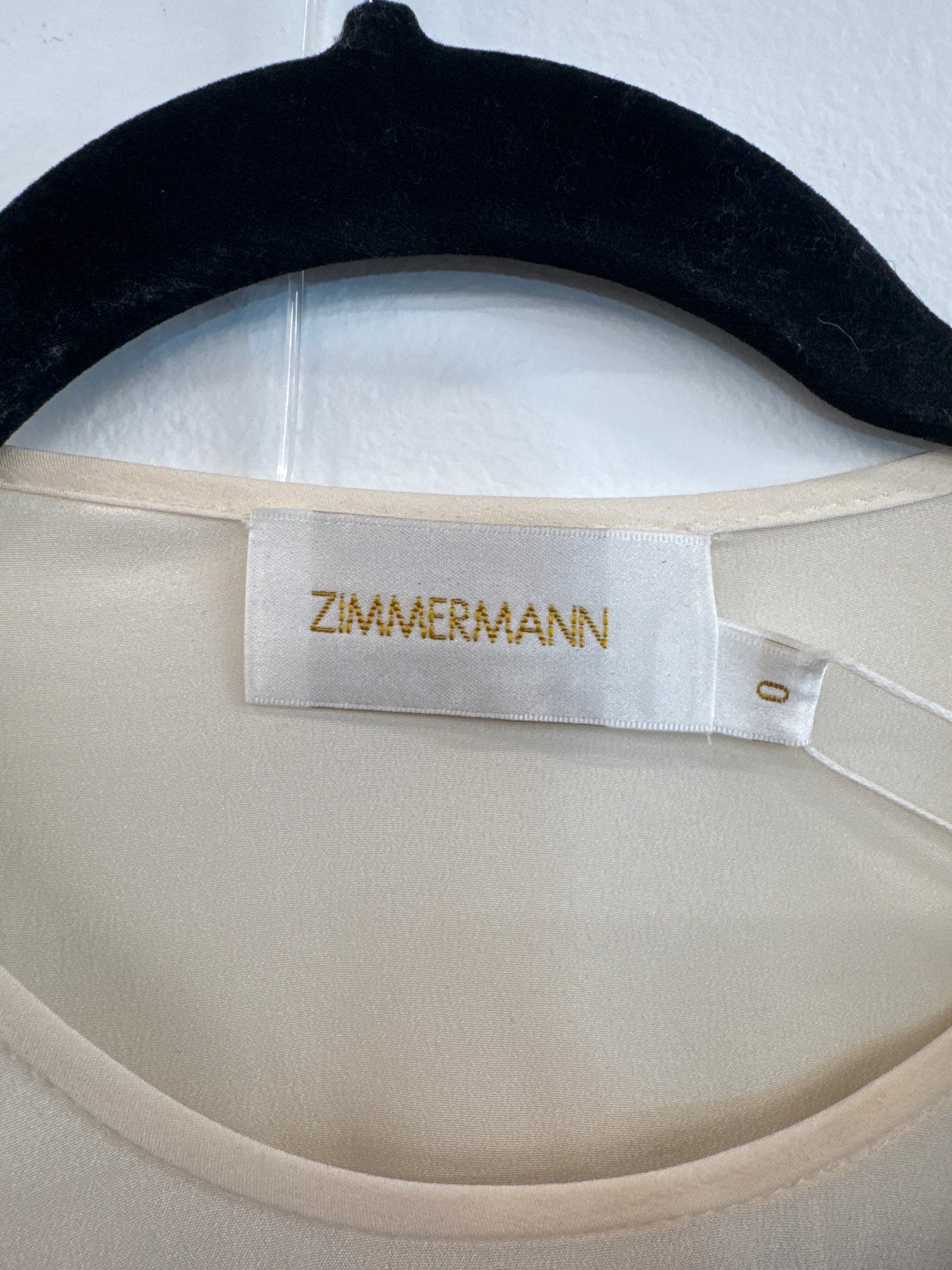 Zimmermann Ivory Silk Blouse NWT - Size 0