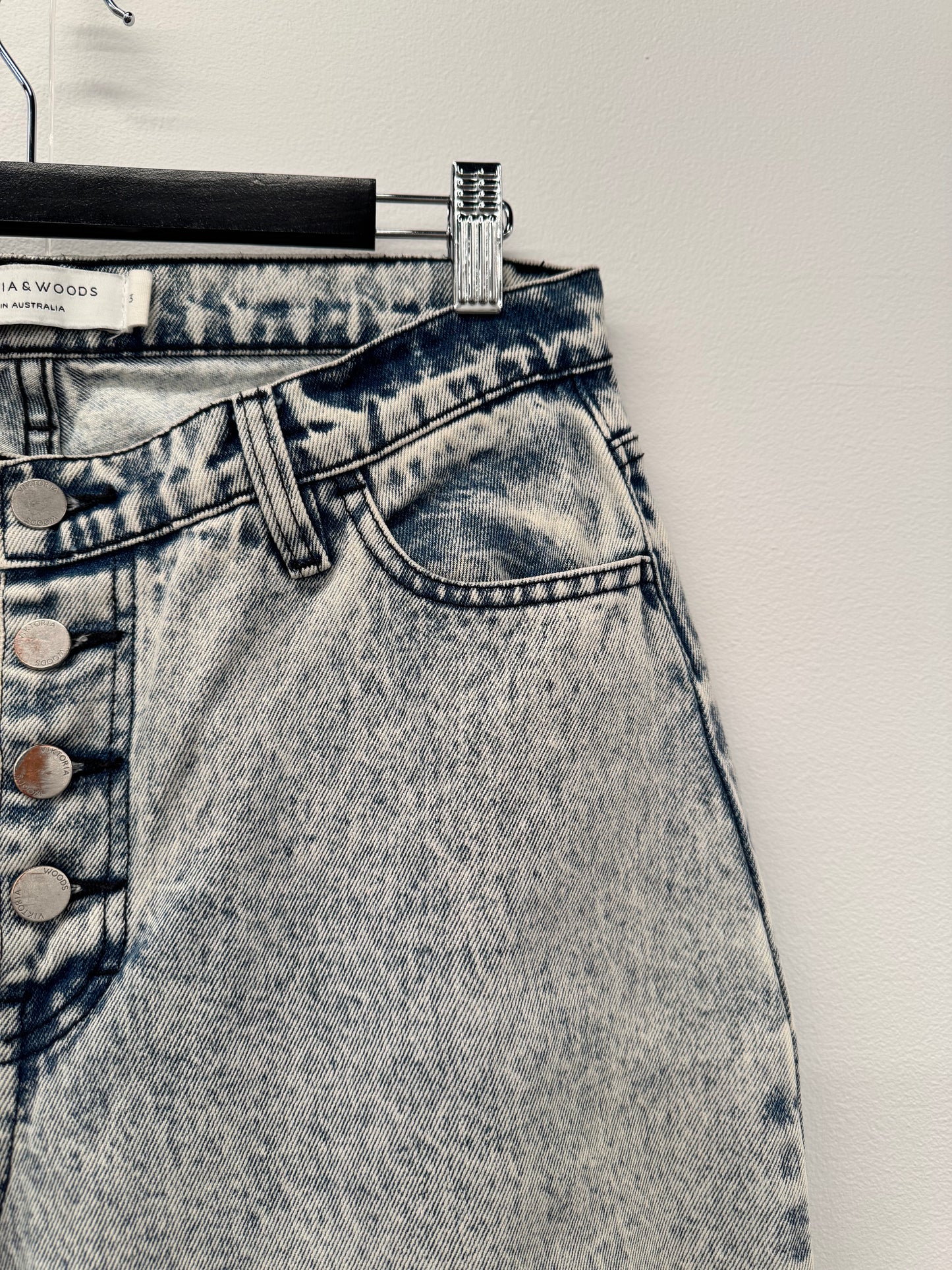 Viktoria & Woods Acid Wash Jeans - Size 3