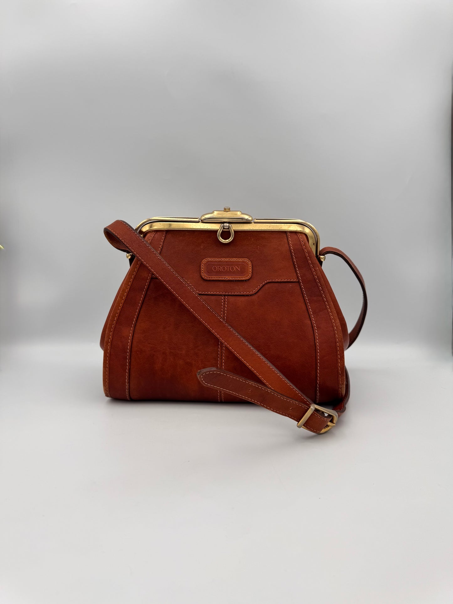 OROTON Brown Leather Bag