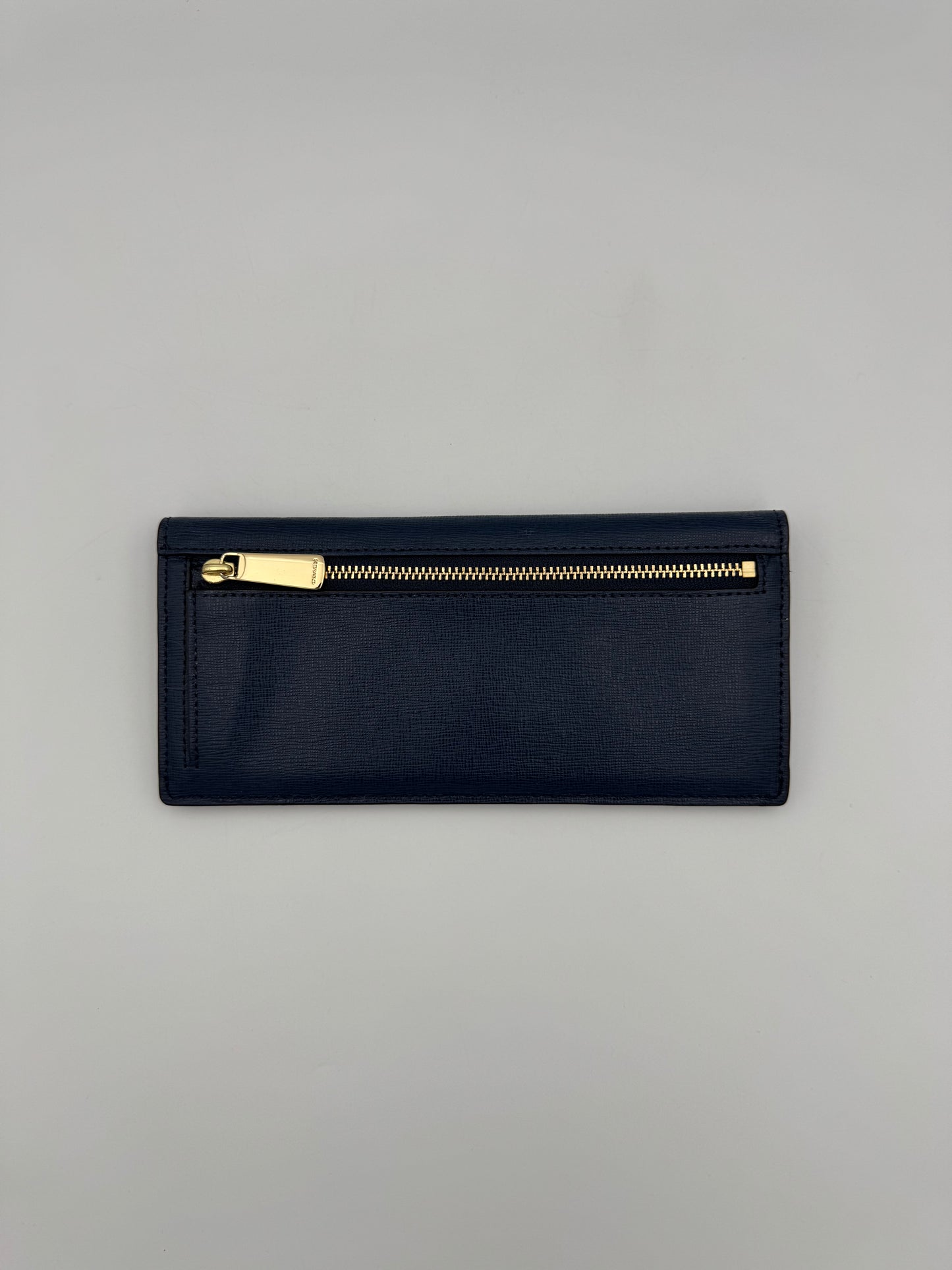 Coach Saffiano Wallet Navy
