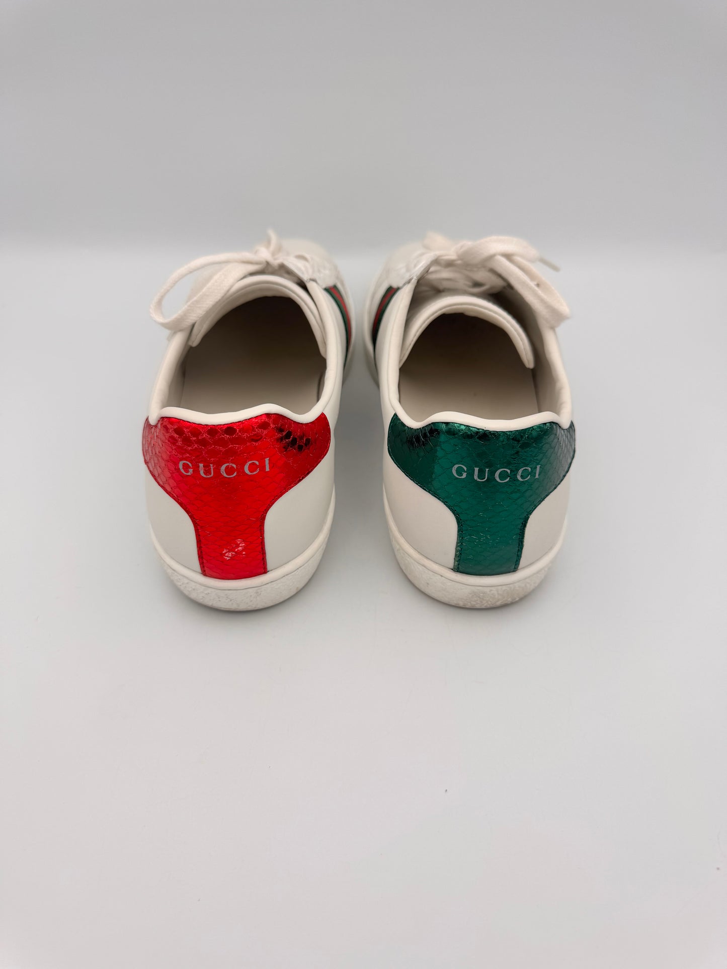 GUCCI Ace Trainer White Size 38 comes with Full Set
