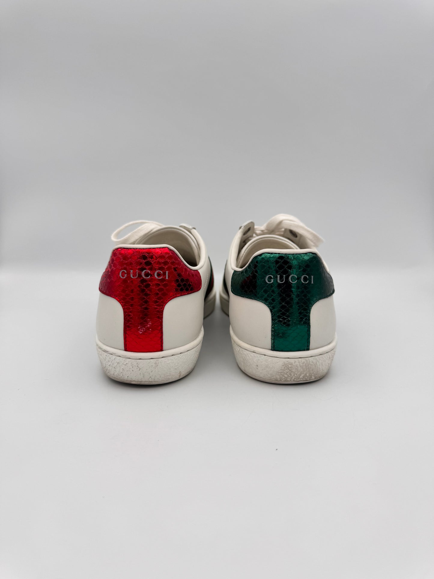 GUCCI Ace Trainer White Size 38 comes with Full Set