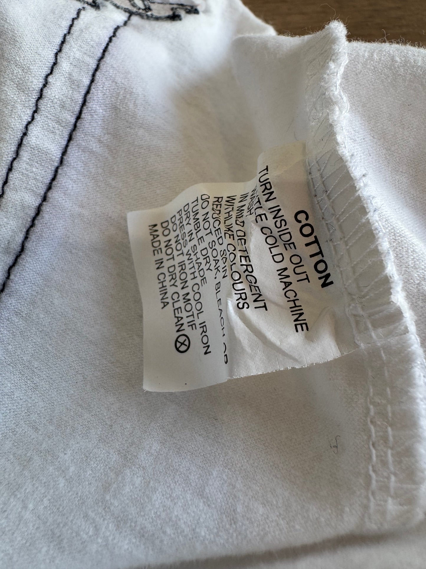 Fila long sleeve white top - size L