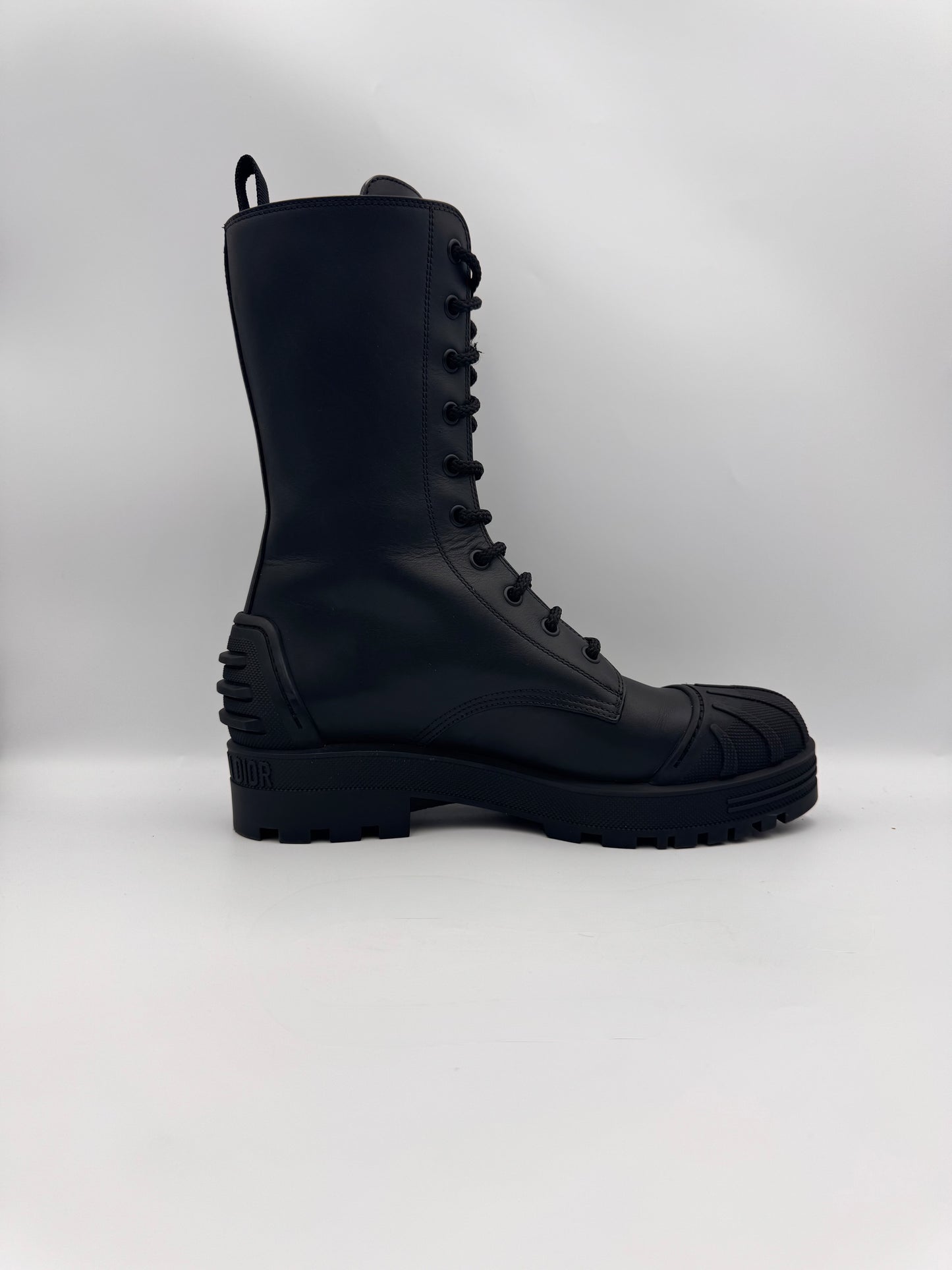 Christian Dior Lace Up Boots Size 38.5