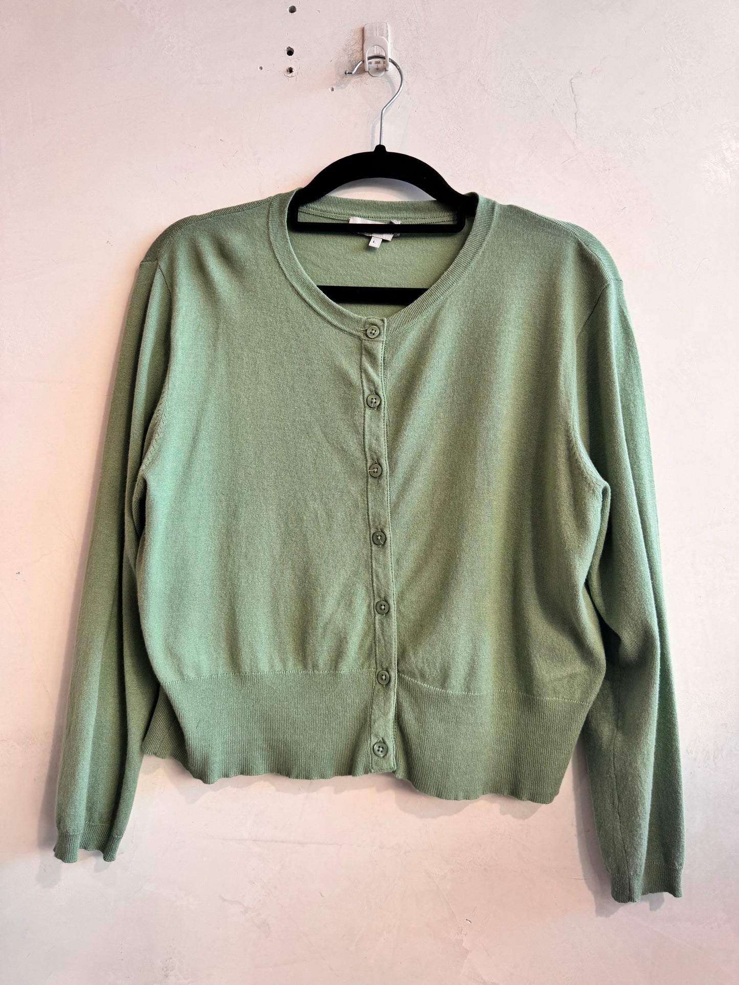 Veronika Maine green cardigan - size L