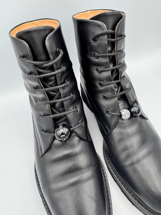 Dear Frances LaceUp Boots Size 38.5