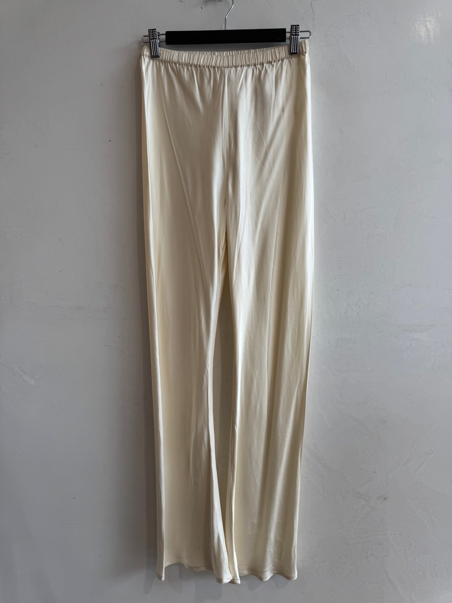 Pippa Champagne Satin Pants - size XS
