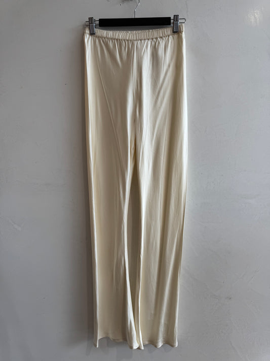 Pippa Champagne Satin Pants - size XS
