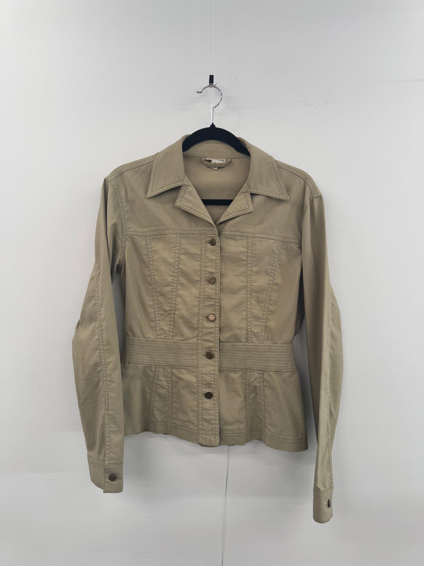 Vintage Brown Sugar Beige Jacket - Size 8