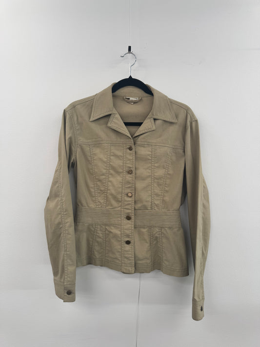 Vintage Brown Sugar Beige Jacket - Size 8