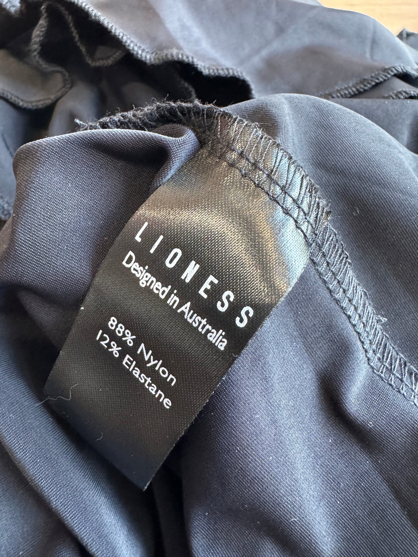 Lioness Black Strapless Dress - size S