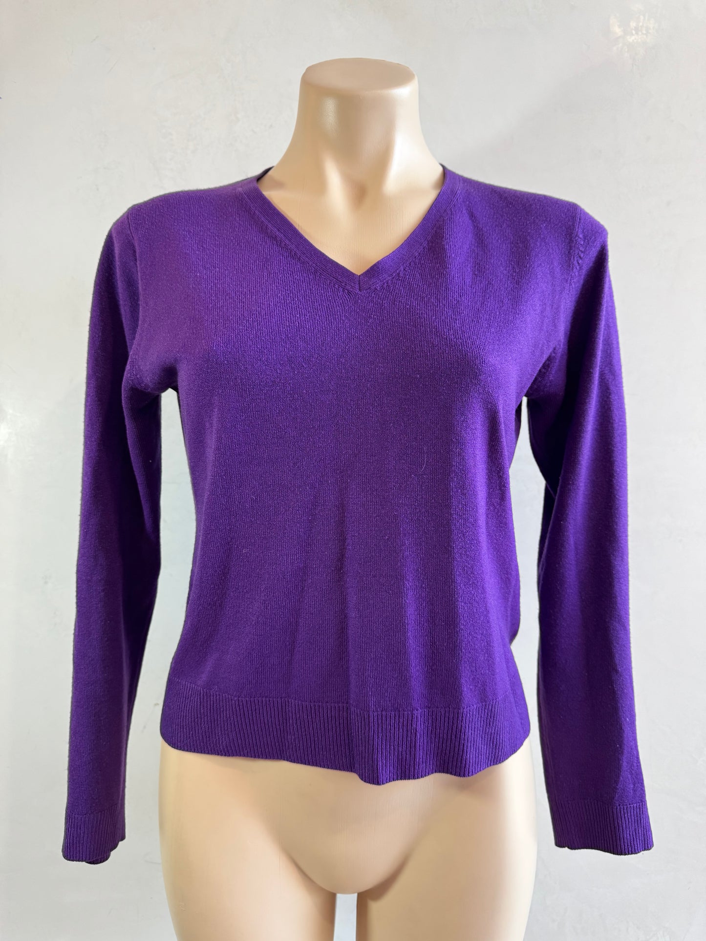 Vintage Sussan Purple Knit Top - size M