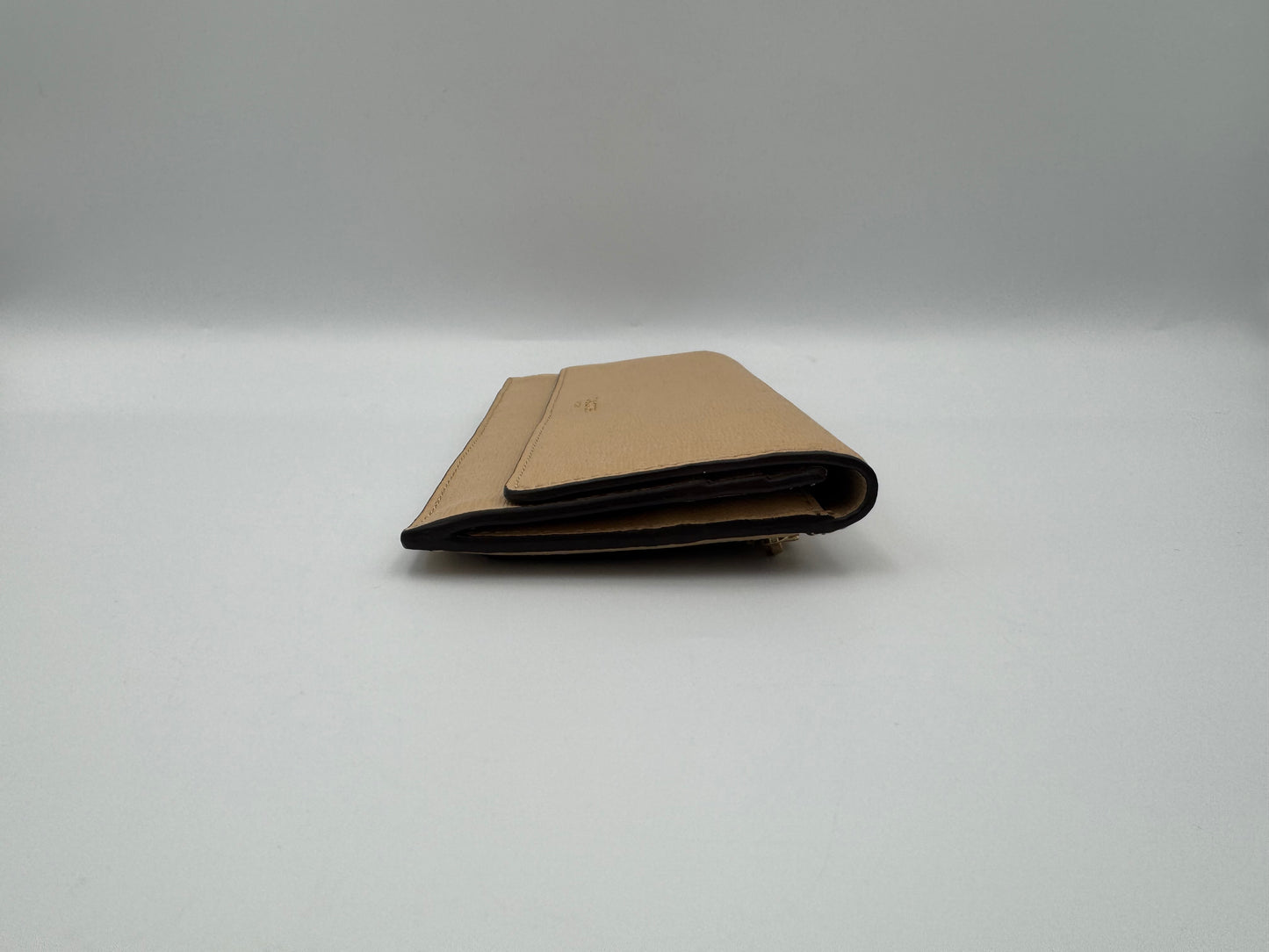 Coach Saffiano Wallet Tan